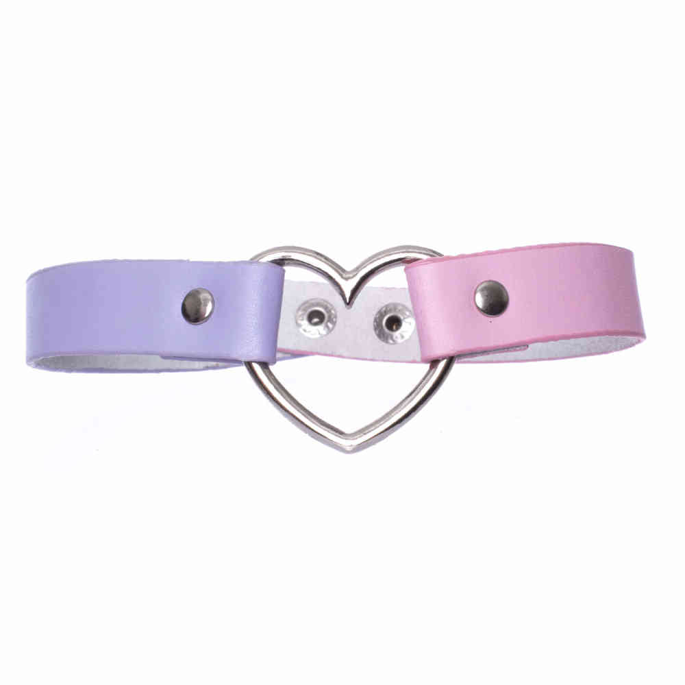 Heartless - Vera Choker - Paars/Roze